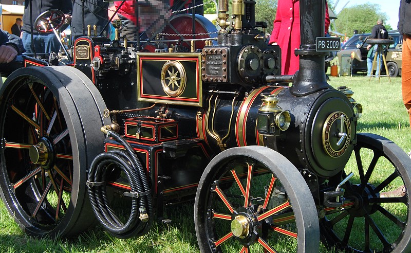 so klein und schon ein Nummernschild (Dampfspektakel in Mildenberg)